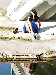 Want to see how the sun shines on smooth, unblemished, perfectly shaped feet of a teen girl as shes walking and playing around? Get ready, Teens Foot 